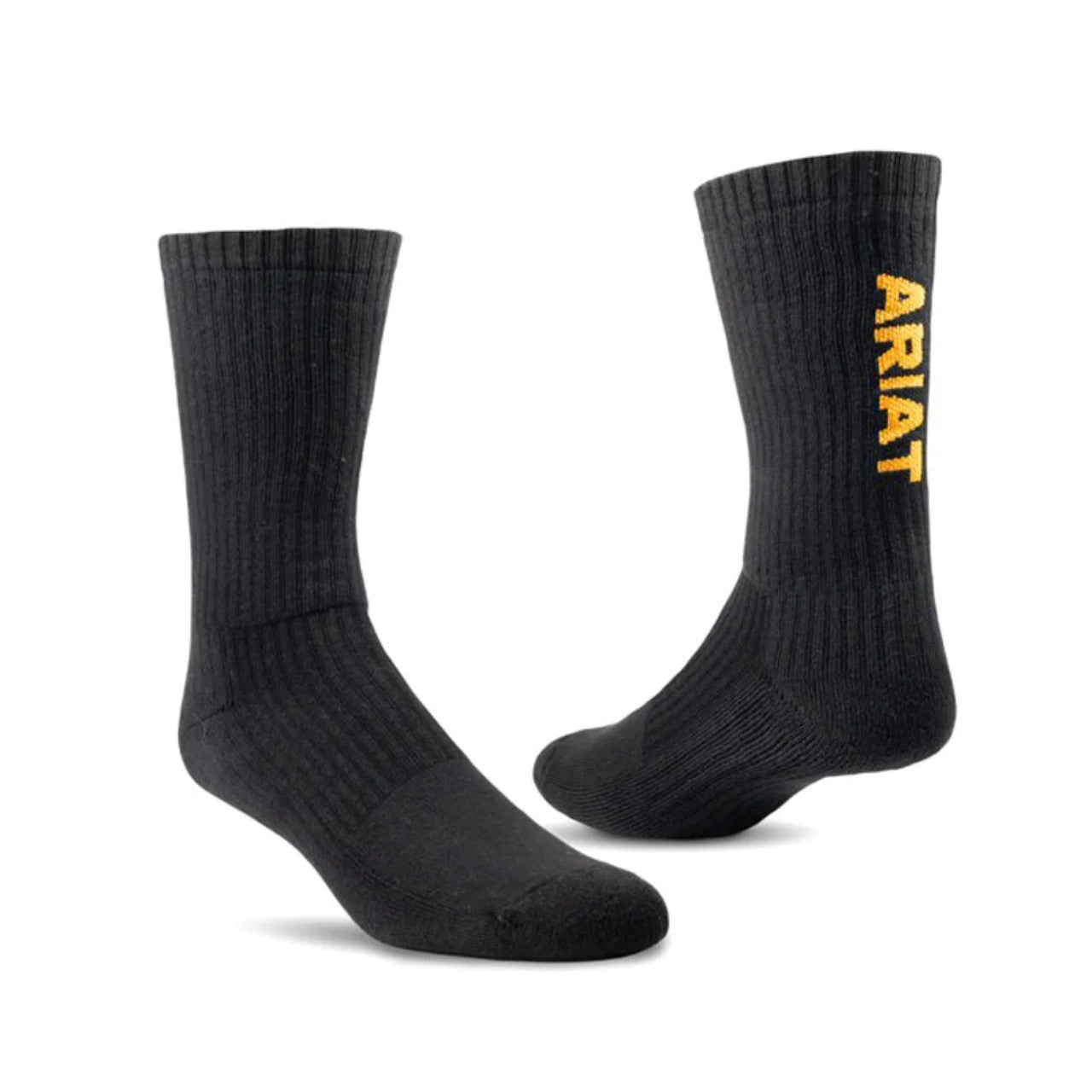 Ariat Men's Premium Ringspun Cotton 3 Pack Crew Work Socks AR2239