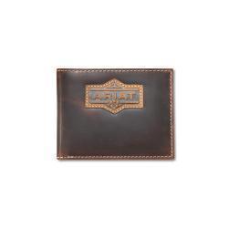 Ariat Men's Logo Patch Bi-Fold Wallet