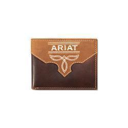 Ariat Men's Boot Stitch Bi-Fold Pass Case Wallet  A3567102