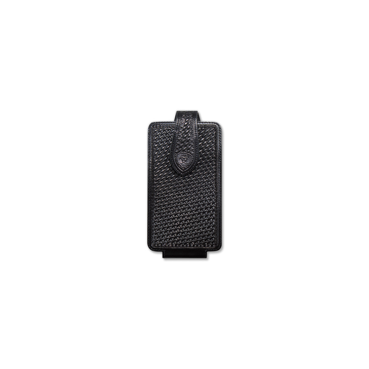 Ariat Black Basket Weave Embossed Cell Phone Case A0604601