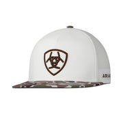 Ariat Men's White Camo Bill Cap A300097605