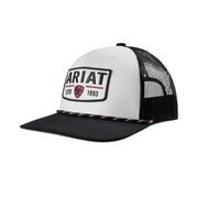 Ariat Men's Black & White Logo Patch Cap A300096762
