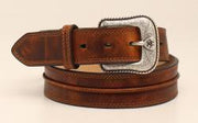 Ariat Men's Raised Center Western Belt A1019444