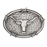 Ariat Steer Head & Barbwire Buckle A37050