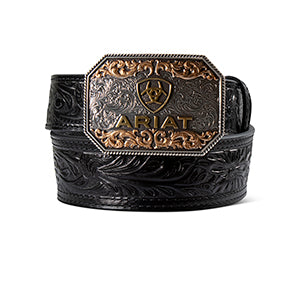 Ariat Youth Black Embossed Belt A1309101