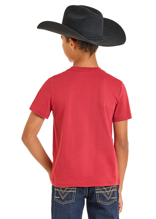 Rock & Roll Cowboy Boy's Rodeo Time Tee