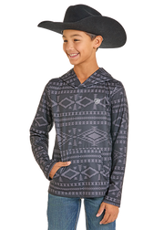 Rock & Roll Boy's Aztec Performance Hoodie