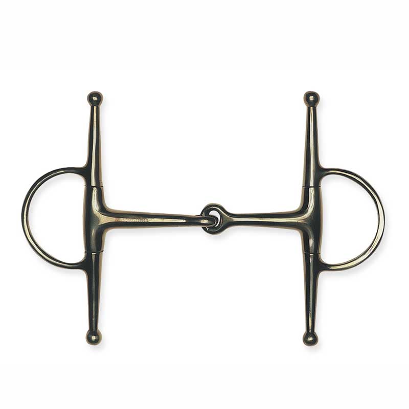 Metalab Jointed Solid Eggbutt Full Cheek Snaffle BE0063670000514