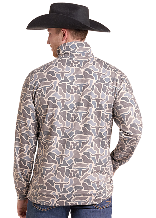 Rock & Roll Cowboy Men's Camo Jersey Pullover BM91T09633