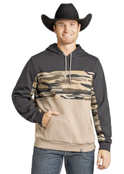 Rock & Roll Men's Camo Print Hoodie BM94T07303
