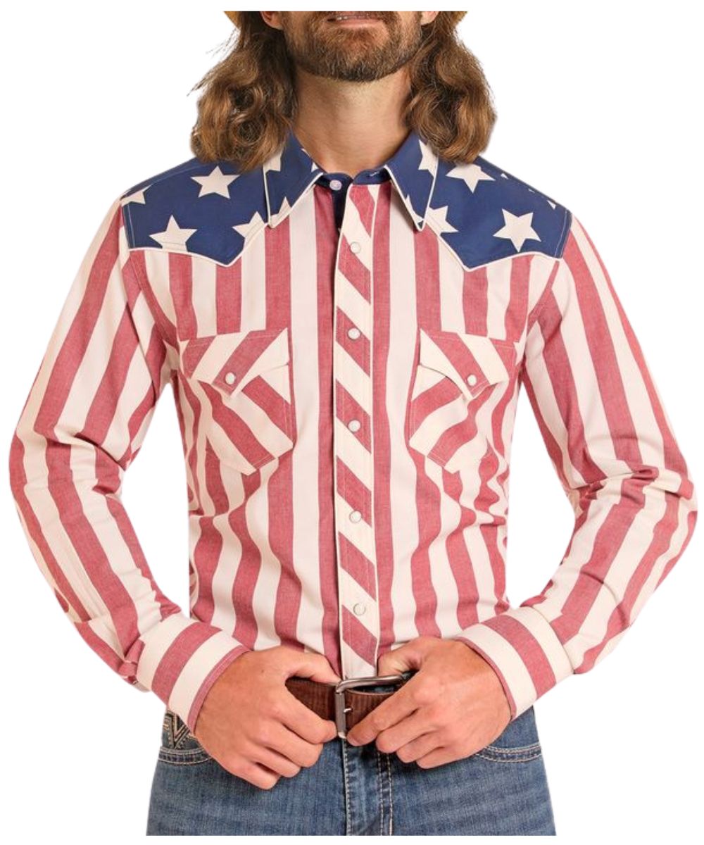 Rock & Roll Cowboy Dale Brisby Americano Shirt BMN2S08656