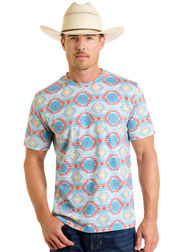 Rock & Roll Cowboy Men's Aztec Tee