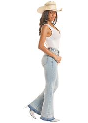 Rock & Roll Denim Women's Released Hem Trouser BW5HD09093