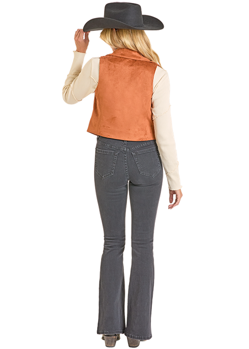 Rock & Roll Cowgirl Embroidered Vest