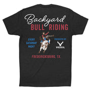 Vexil Men's Backyard Bull Riding Black Tee