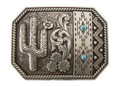 Blazin' Roxx Floral Cactus Buckle