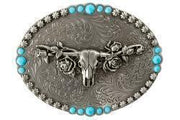 Blazin' Roxx Longhorn Roses Buckle 37959