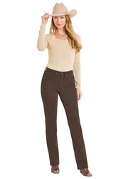 Rock & Roll Cowgirl Brown Bootcut Jeans BW1HD07196