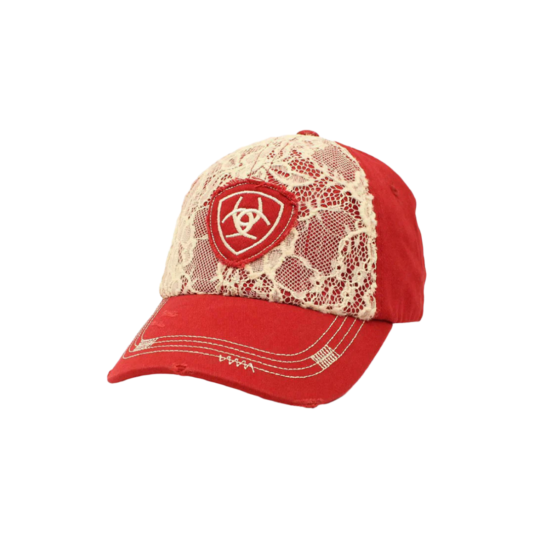 Ariat Women's Lace Overlay Red Cap 1514809