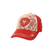 Ariat Women's Lace Overlay Red Cap 1514809