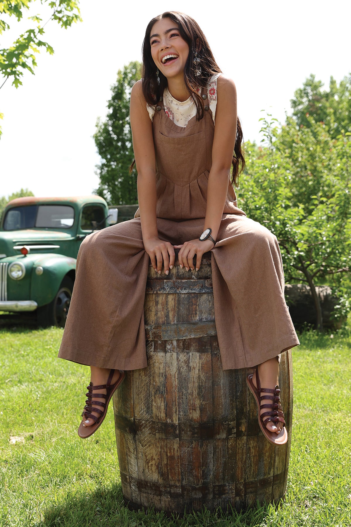 Cruel Girl Women's Brown Jumper CBU7540001