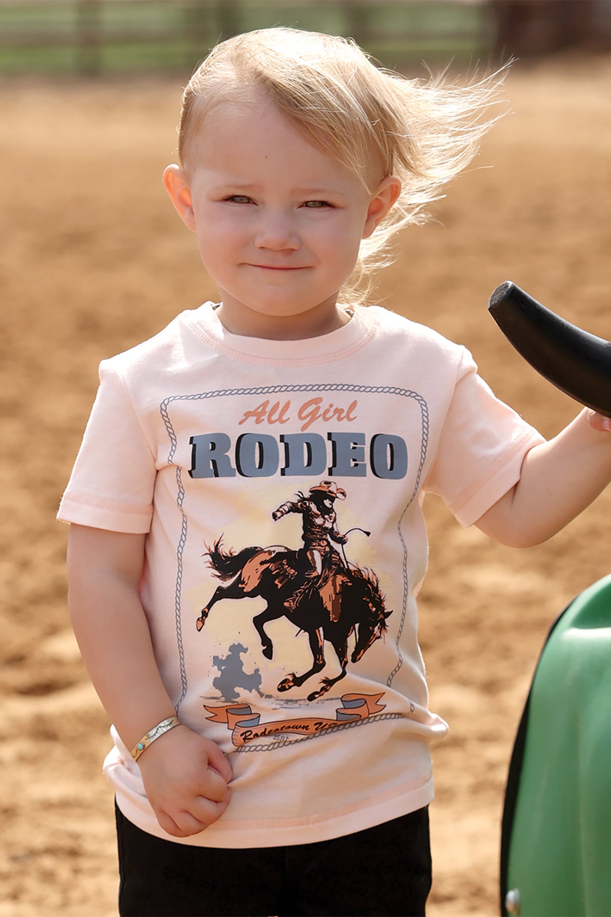 Cruel Girl Toddler's All Girl Rodeo Graphic Tee CTK6851041