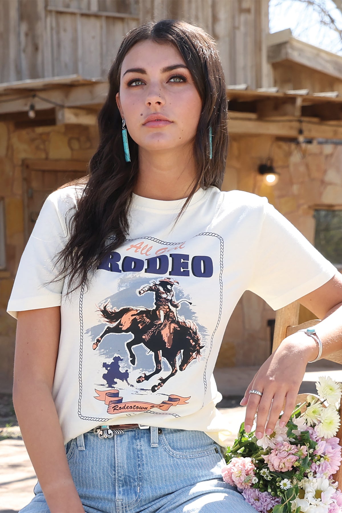 Cruel Girl Women's Rodeo Graphic Tee CTK7450022