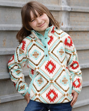 Cruel Girl's Fleece Printed Pullover CWK8250011