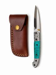 Titan Turquoise Legacy Limited Edition Folding Knife TFT-111