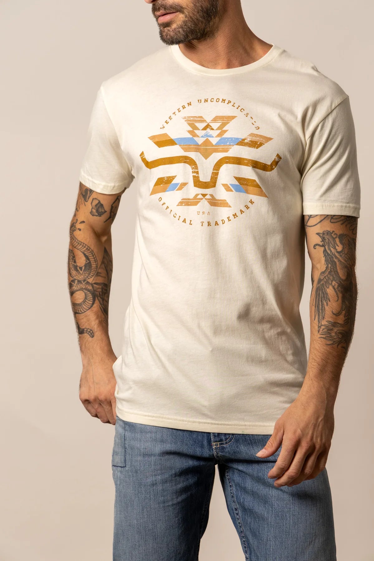 Kimes Ranch Men's Circular Serape Tee