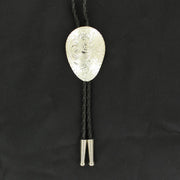 Crumrine Western Floral Engraved Bolo Tie C10855
