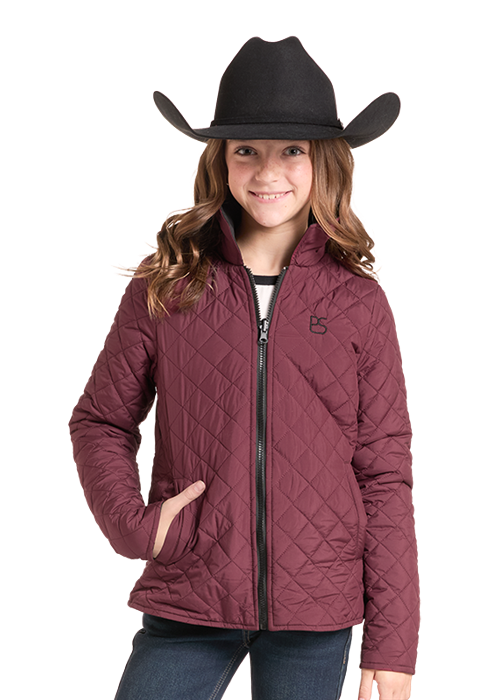 Panhandle Slim Girl's Reversible Quilted Jacket DG92C09298