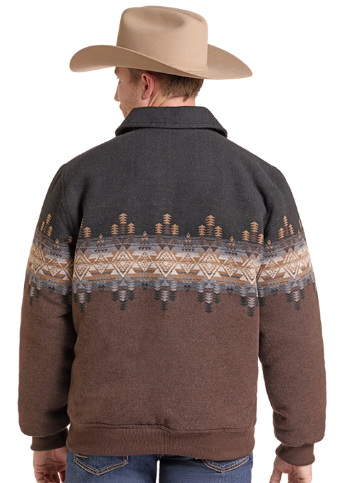 Panhandle Slim Men's Jacquard Bomber Jacket DM92C09232