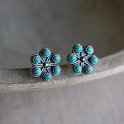 Sowell Jewelry Iris Turquoise Stud Earrings ET03