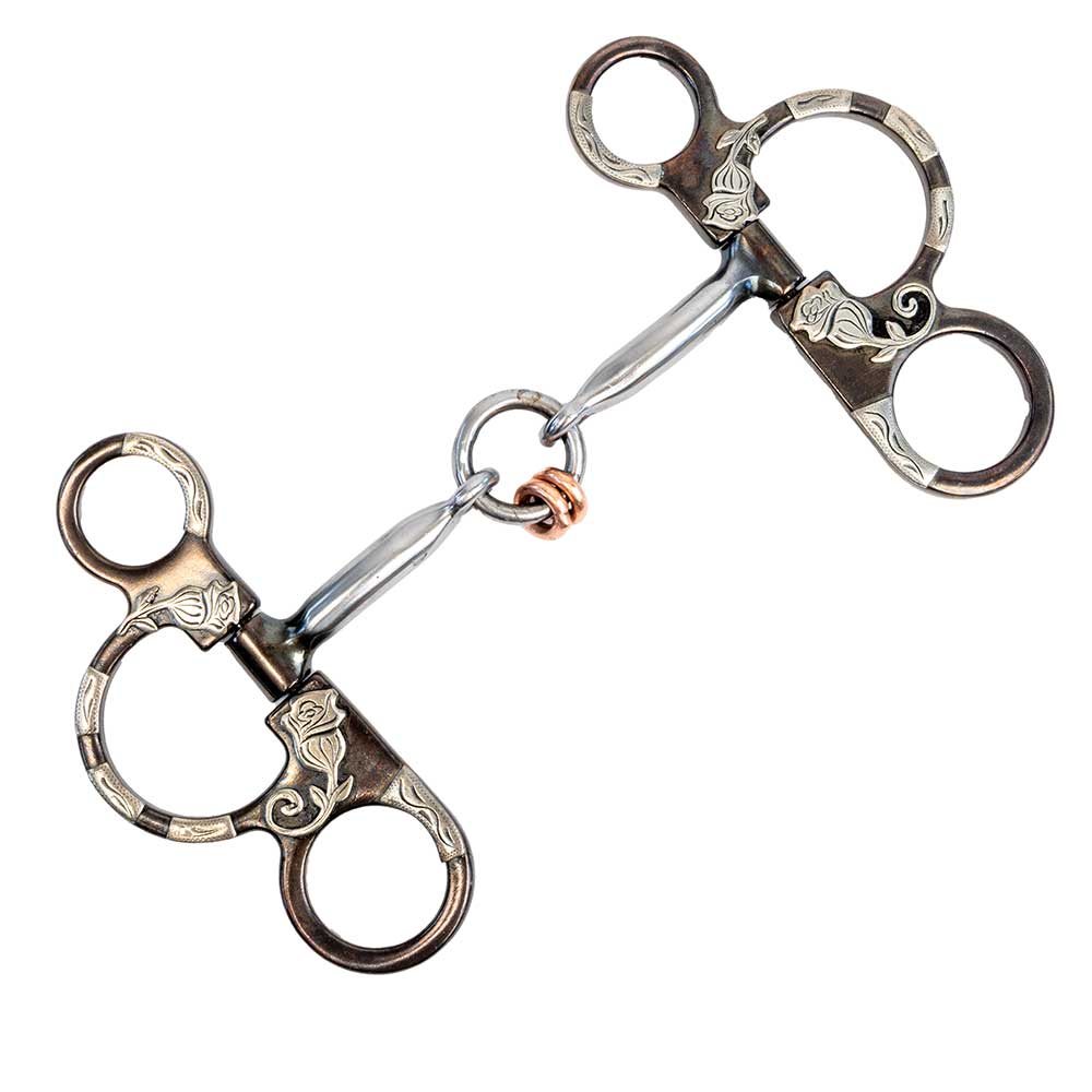 Cowboy Tack Big Rose Lifesaver Bit UW609028DGPL518 | Corral Western Wear
