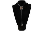 Double S Feather Bolo Tie 22407