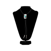 Double S Turquoise Scroll Bolo Tie 22416