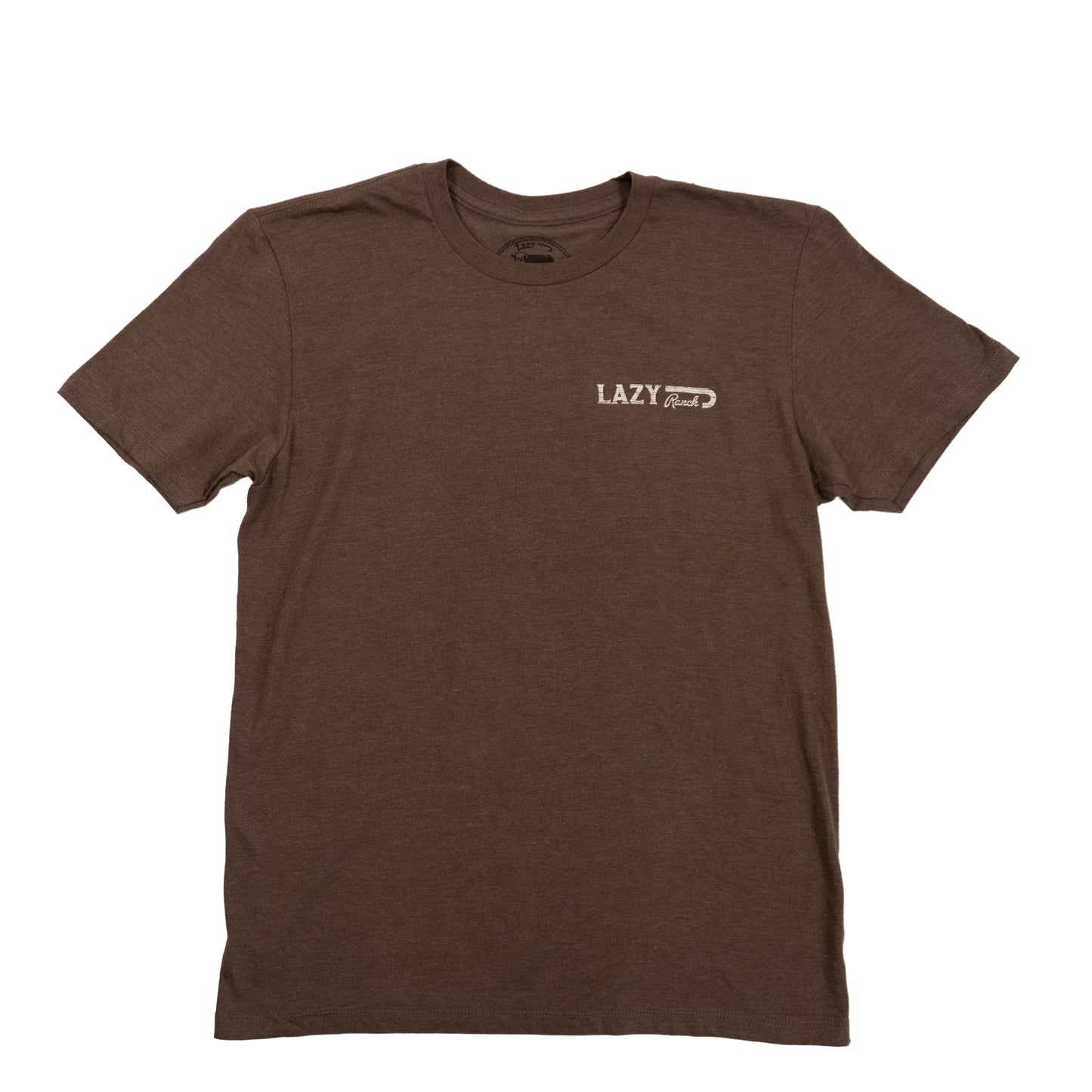 Lazy J Brown El Rancho Graphic Tee LJSS-2521
