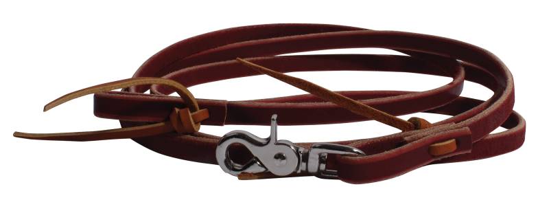 Professional's Choice 1/2" Latigo Roping Rein 7090BUR