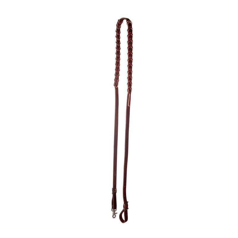 Professional's Choice 3/4" Burgundy Laced Barrel Rein 7393BUR