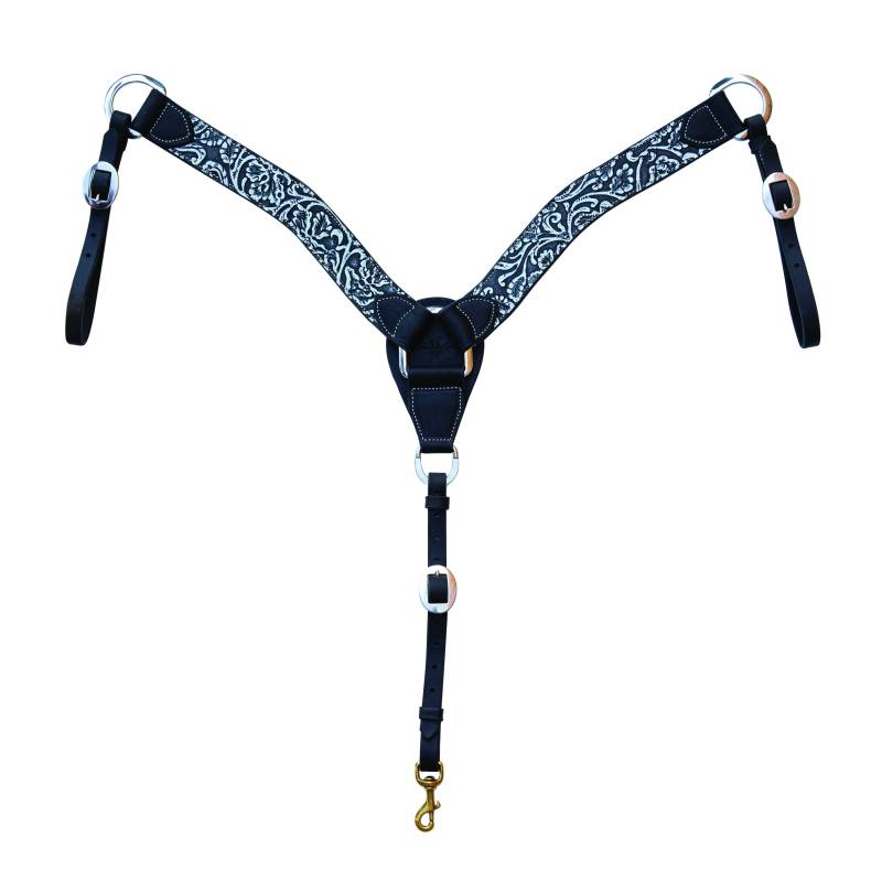 Professional's Choice Paisley Contoured Breast Collar 1165BWP