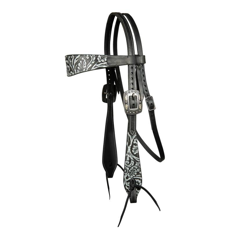 Professional's Choice Browband Swell Cheek Paisley Headstall 5149bwp