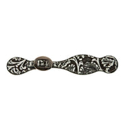 Professional's Choice Women's Black and White Paisley Spur Strap 9182BWP