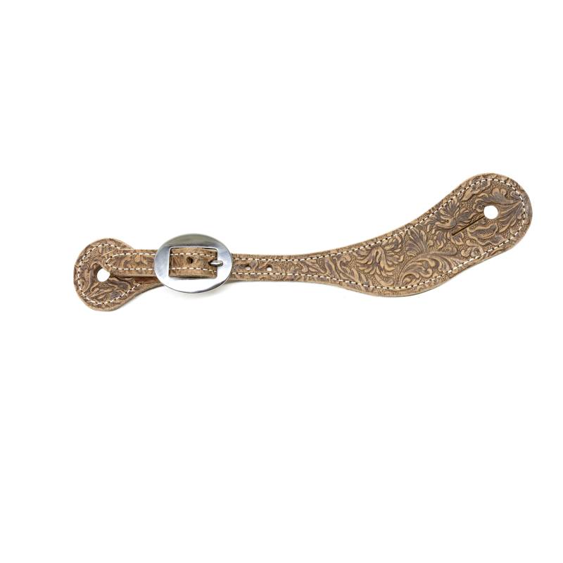 Professional's Choice Men's Natural Floral Spur Strap 9811FLR