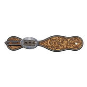 Professional's Choice Men's Sanded Floral Spur Strap 3P9052-M