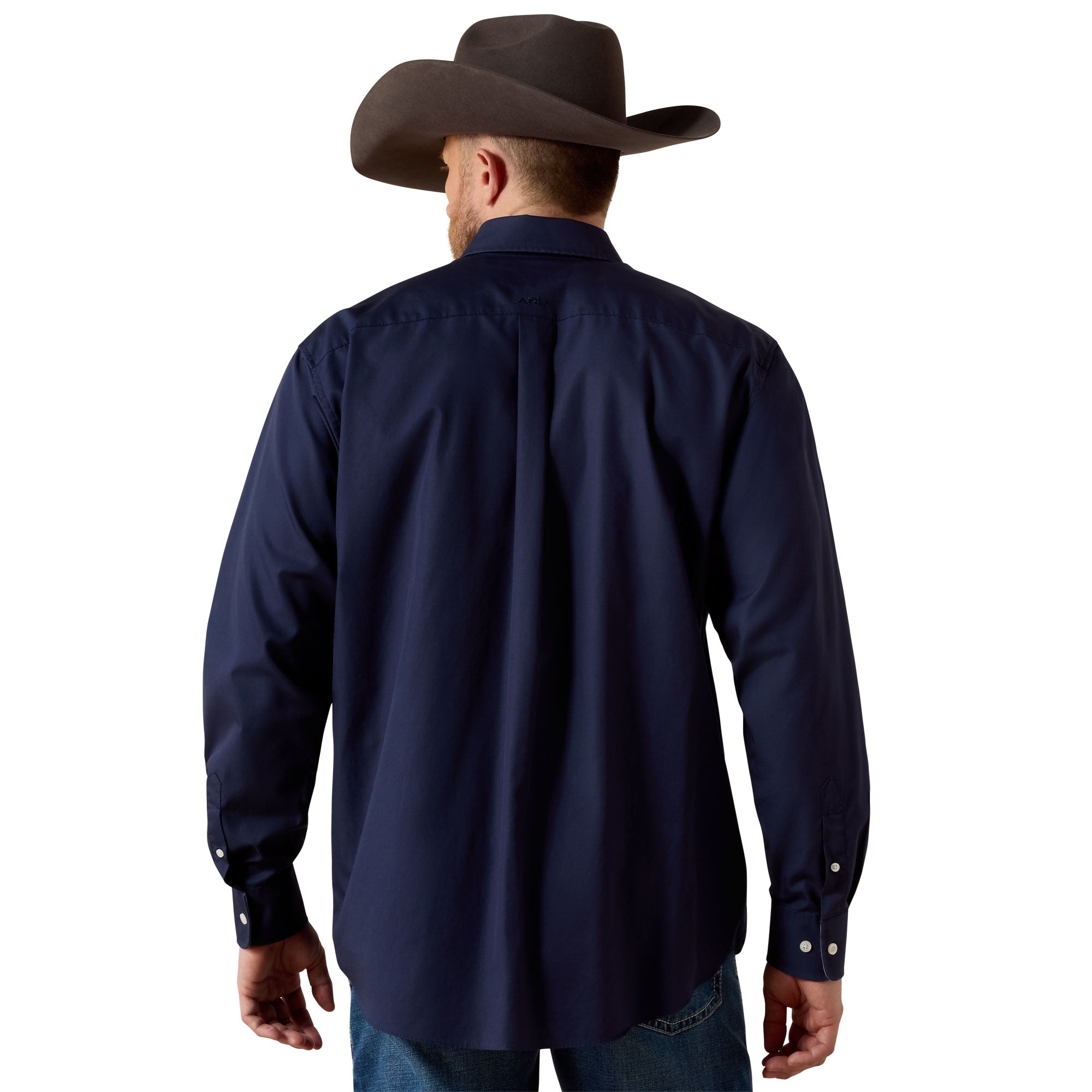 Ariat Men's Navy Button Up Shirt