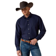 Ariat Men's Navy Button Up Shirt