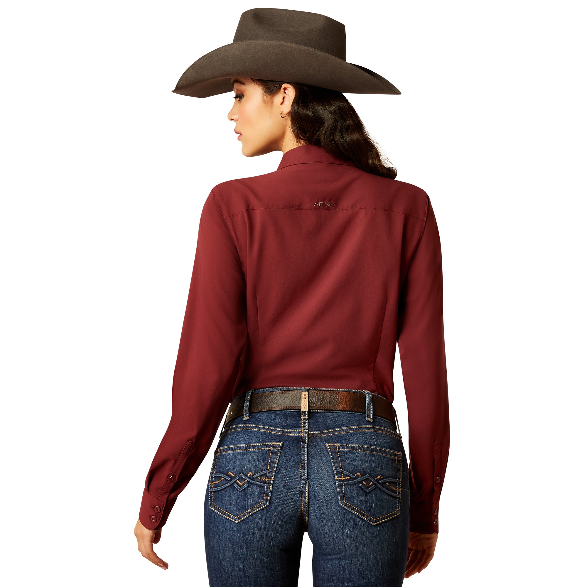 Ariat Women's Tawny Port Kirby Pro Button Down Shirt 10052977