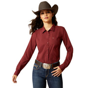 Ariat Women's Tawny Port Kirby Pro Button Down Shirt 10052977