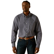 Ariat Men's Navy Wrinkle Free Dale Classic Fit Button Down Shirt 10062195